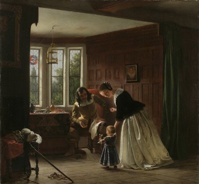 骑士的归来，1847年 作者 Richard Caton Woodville
